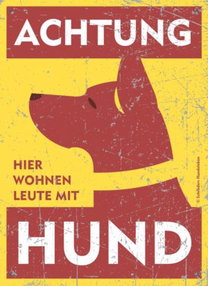 Hundewarnschild Dobermann Malinois Schäferhund