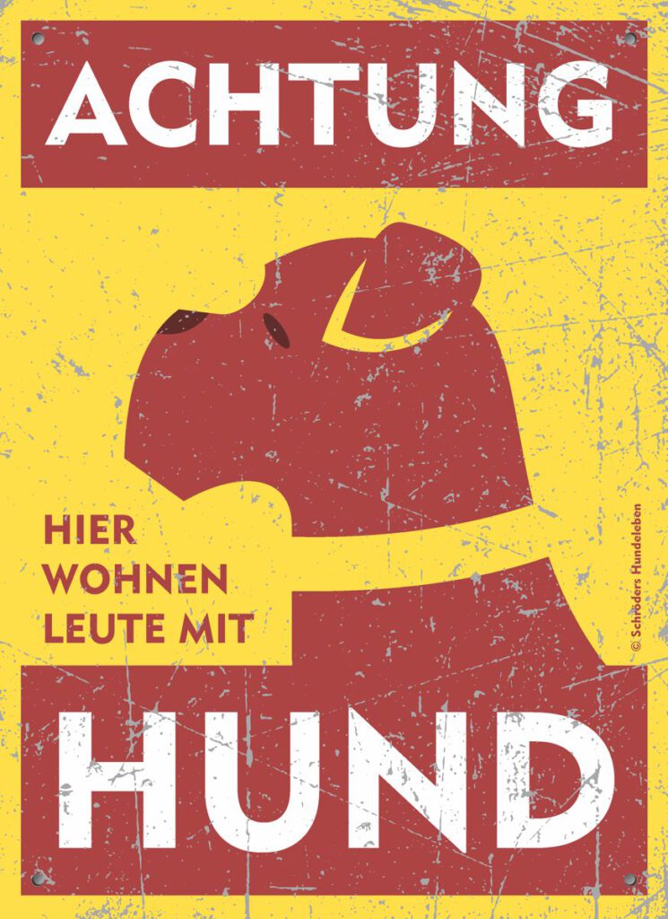 Warnschild Boxer Schild Hundeschild Hundewarnschild
