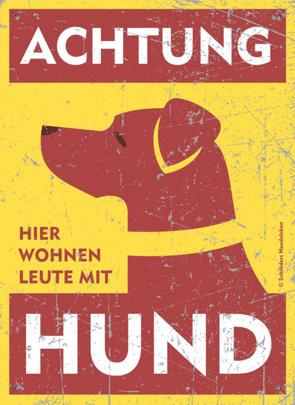 Hundewarnschild Jack Russell Terrier