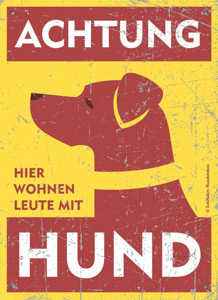Warnschild Foxterrier Schild Hundeschild Hundewarnschild