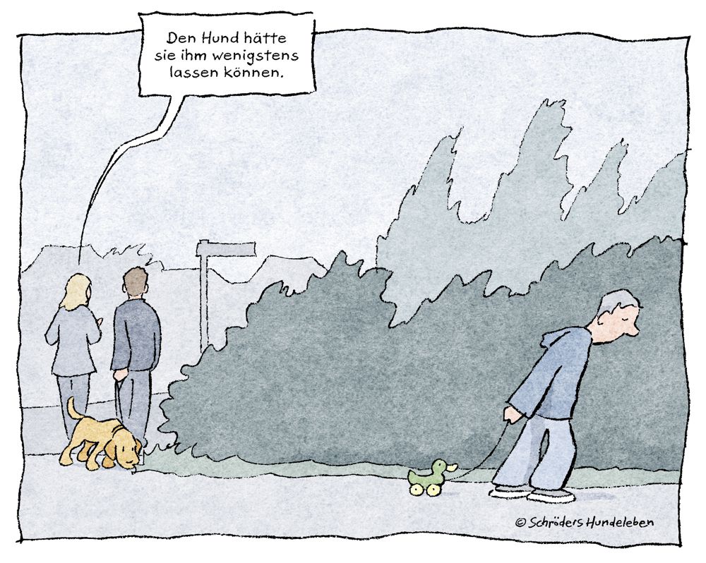 Wer bekommt den Hund?