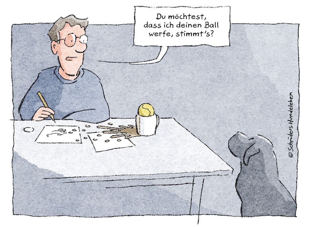 Ein Hund braucht Beschäftigung