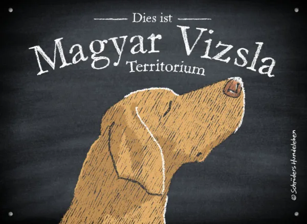 Hundeschild Magyar Vizsla