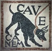 Hundeschilder Cave Canem
