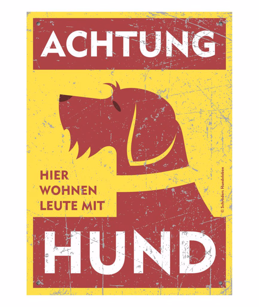 Deutsch Drahthaar Warnschild