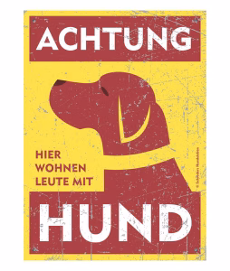 Labrador Warnschild