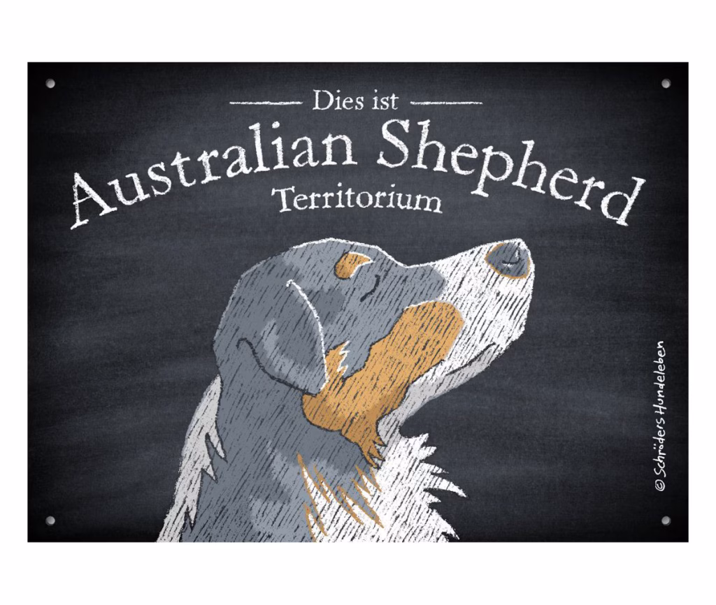 Australian Shepherd Schild