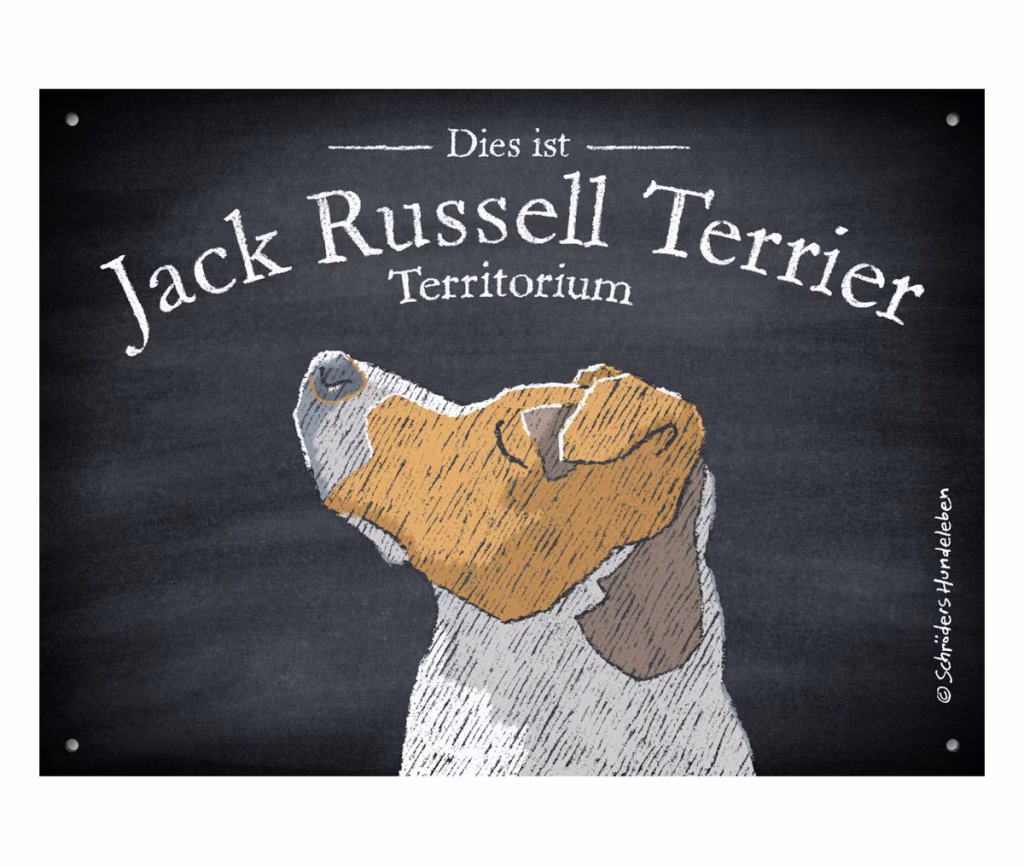 Jack Russell Terrier Schild
